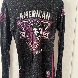American Fighter Graphic Long Sleeve Shirt